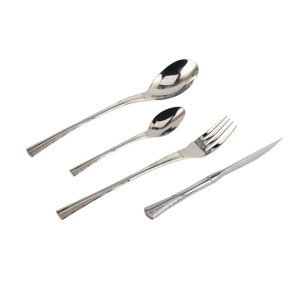 Stainless Steel Flatware Set, Cutlery Set Utensils Include Forks Spoons Knives, Mirror Polished Tableware Set