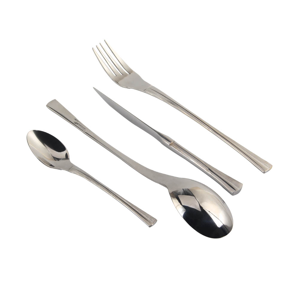 Stainless Steel Flatware Set, Cutlery Set Utensils Include Forks Spoons Knives, Mirror Polished Tableware Set