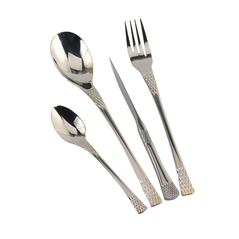 Stainless Steel Tableware Cutlery Set for Home Restaurant Party  Include Forks Spoons Knives, Mirror Polished Tableware Set