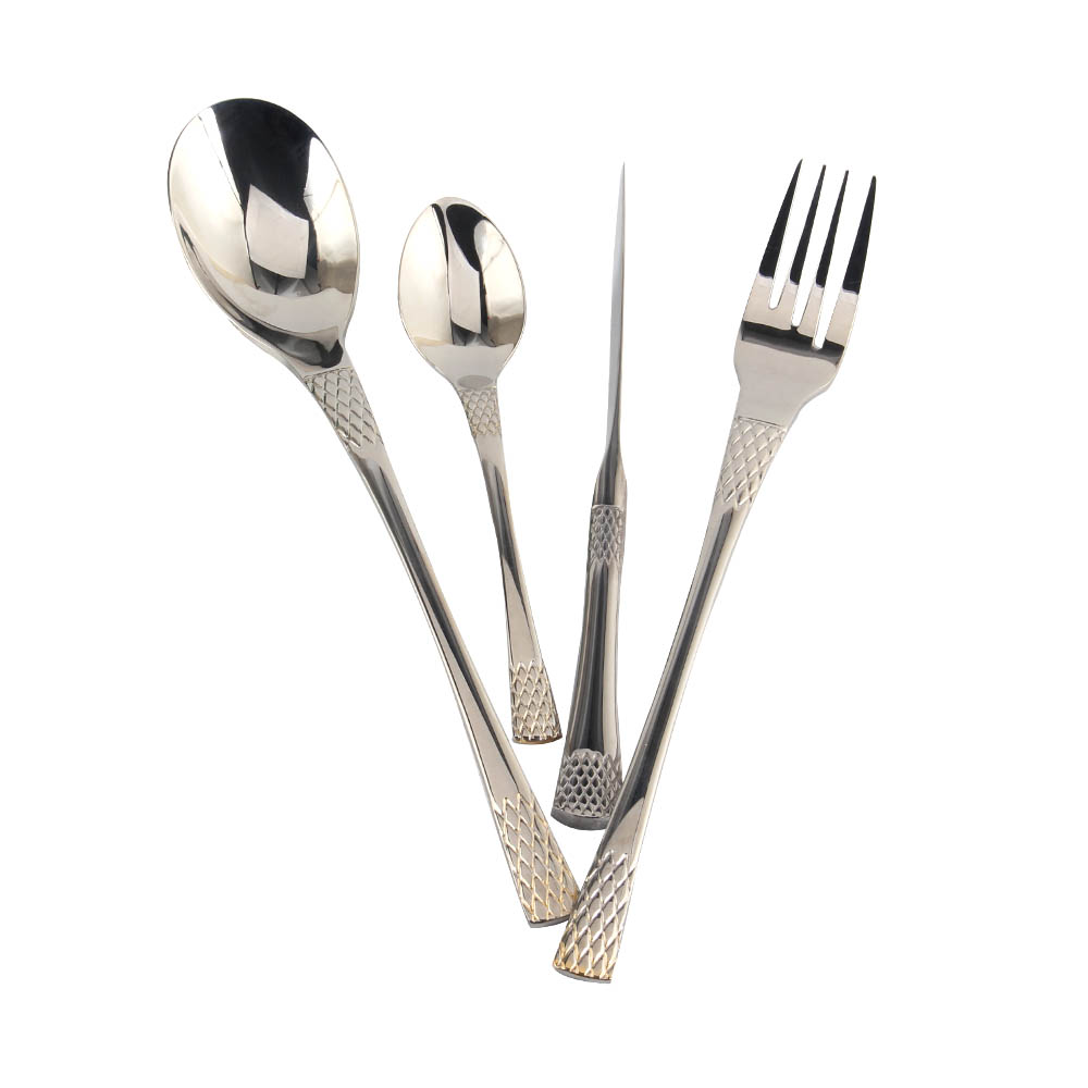 Stainless Steel Tableware Cutlery Set for Home Restaurant Party  Include Forks Spoons Knives, Mirror Polished Tableware Set