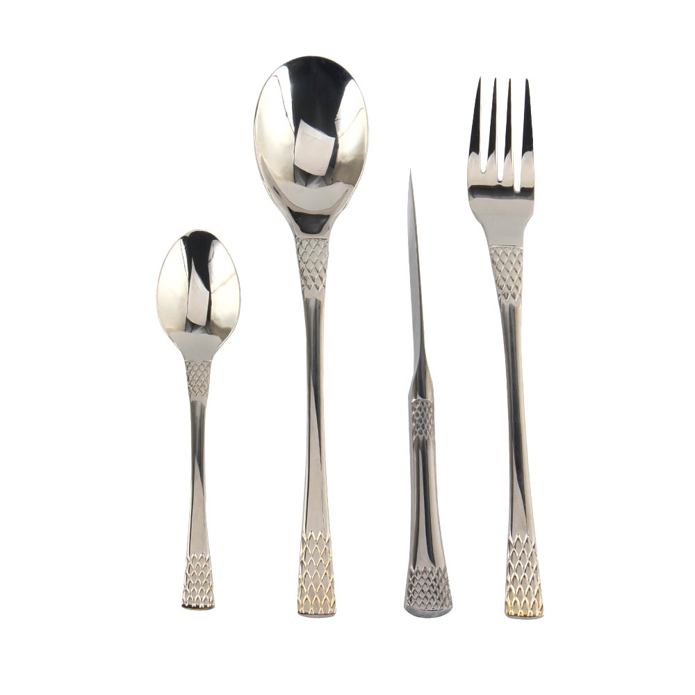 Stainless Steel Tableware Cutlery Set for Home Restaurant Party  Include Forks Spoons Knives, Mirror Polished Tableware Set