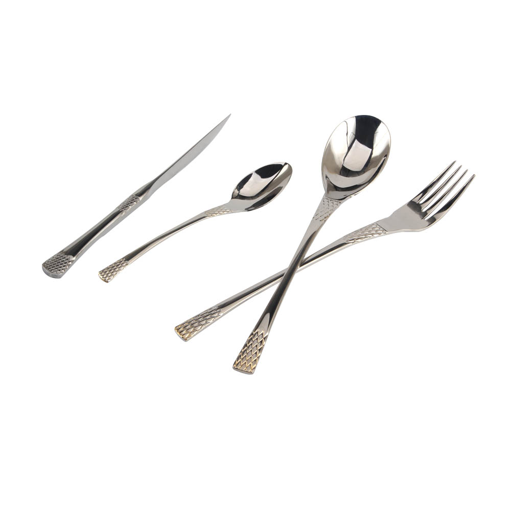 Stainless Steel Tableware Cutlery Set for Home Restaurant Party  Include Forks Spoons Knives, Mirror Polished Tableware Set