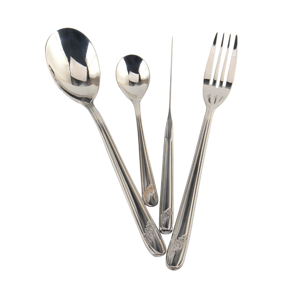 Stainless Steel Flatware Set, Durable Stainless Steel Tableware Include Forks Spoons Knives, Mirror Polished Tableware Set