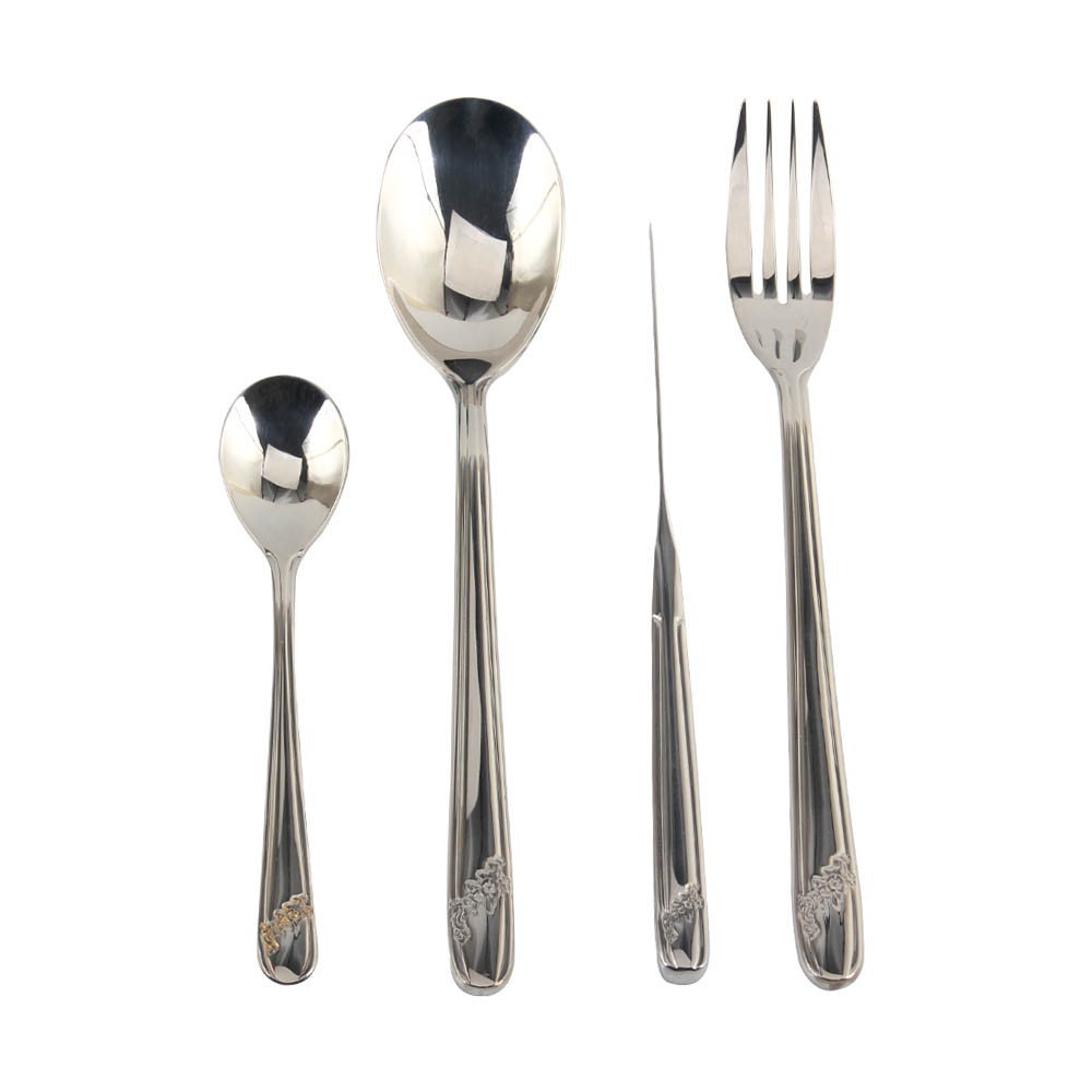 Stainless Steel Flatware Set, Durable Stainless Steel Tableware Include Forks Spoons Knives, Mirror Polished Tableware Set