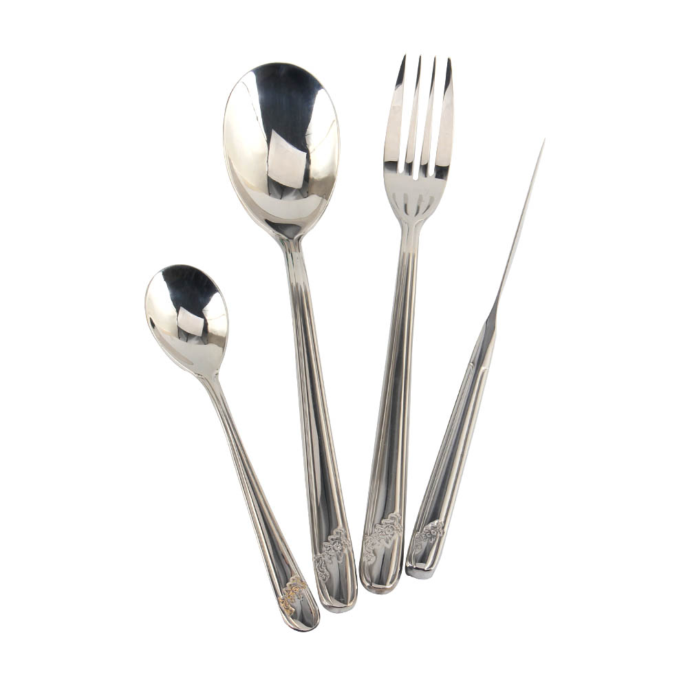 Stainless Steel Flatware Set, Durable Stainless Steel Tableware Include Forks Spoons Knives, Mirror Polished Tableware Set