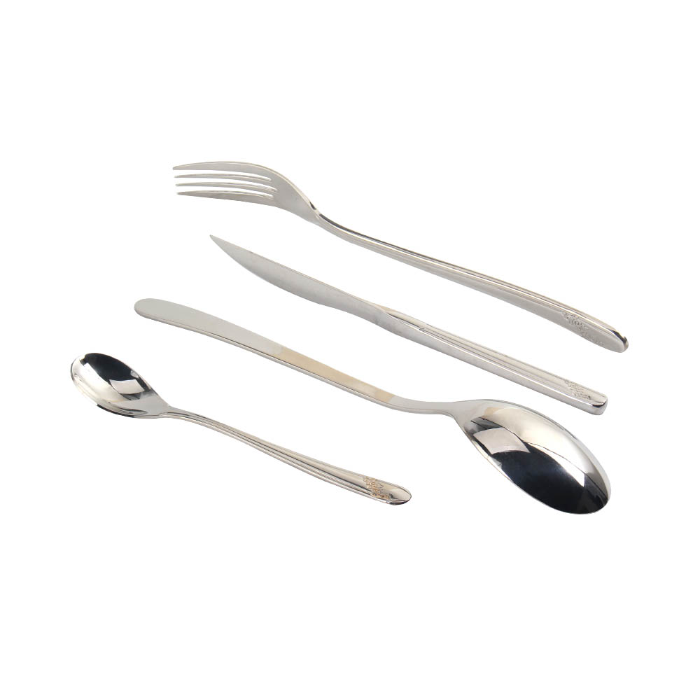 Stainless Steel Flatware Set, Durable Stainless Steel Tableware Include Forks Spoons Knives, Mirror Polished Tableware Set