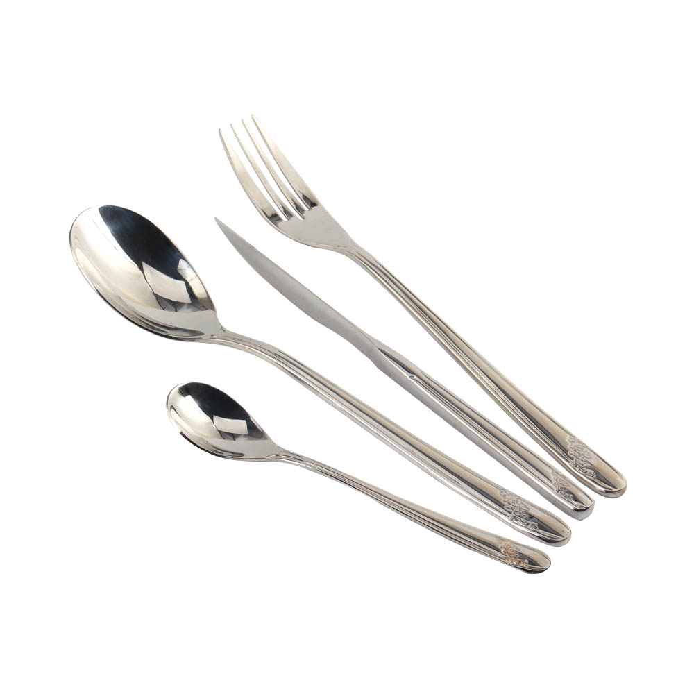 Stainless Steel Flatware Set, Durable Stainless Steel Tableware Include Forks Spoons Knives, Mirror Polished Tableware Set