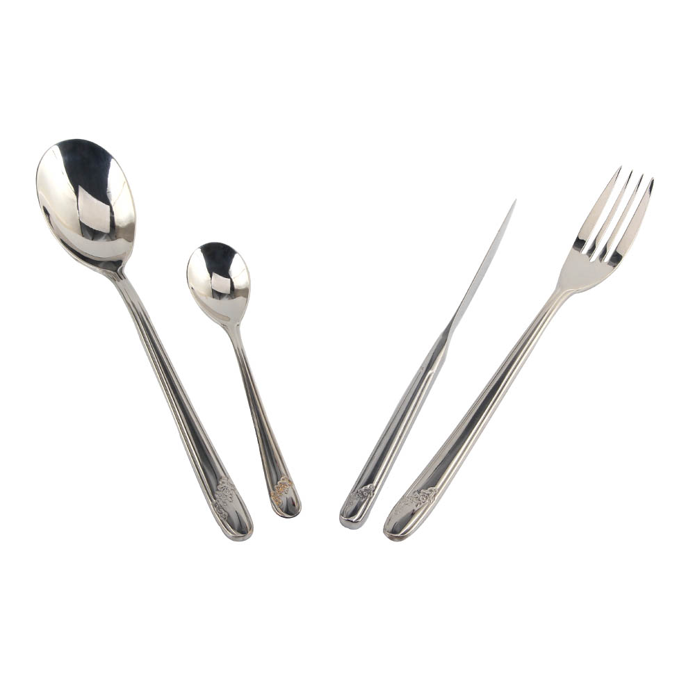 Stainless Steel Flatware Set, Durable Stainless Steel Tableware Include Forks Spoons Knives, Mirror Polished Tableware Set