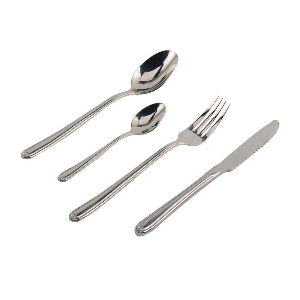 18/10 Stainless Steel, Silverware Set with Serving Utensils Include Forks Spoons Knives, Mirror Polished Tableware Set