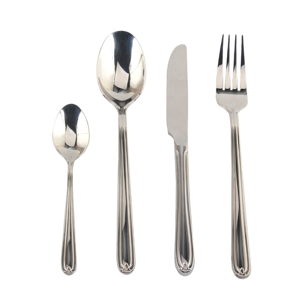 18/10 Stainless Steel, Silverware Set with Serving Utensils Include Forks Spoons Knives, Mirror Polished Tableware Set