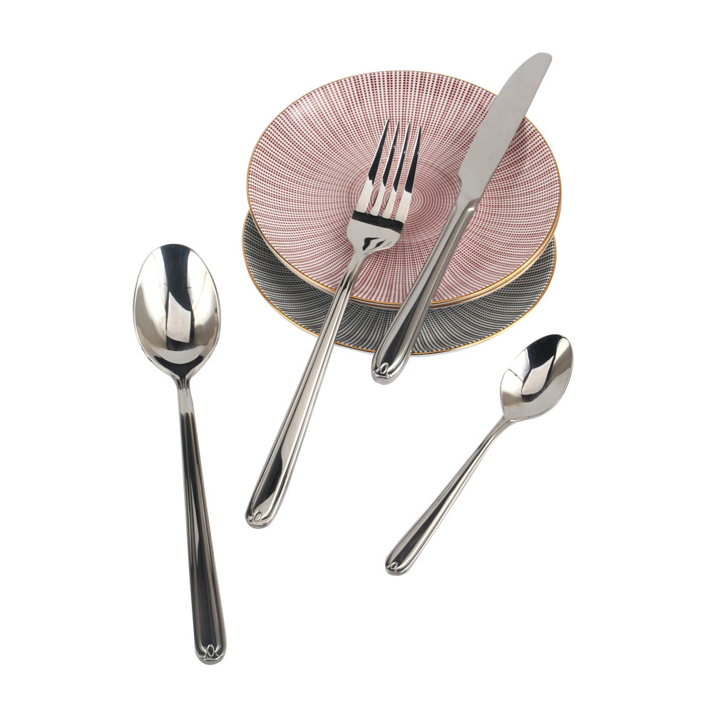 18/10 Stainless Steel, Silverware Set with Serving Utensils Include Forks Spoons Knives, Mirror Polished Tableware Set