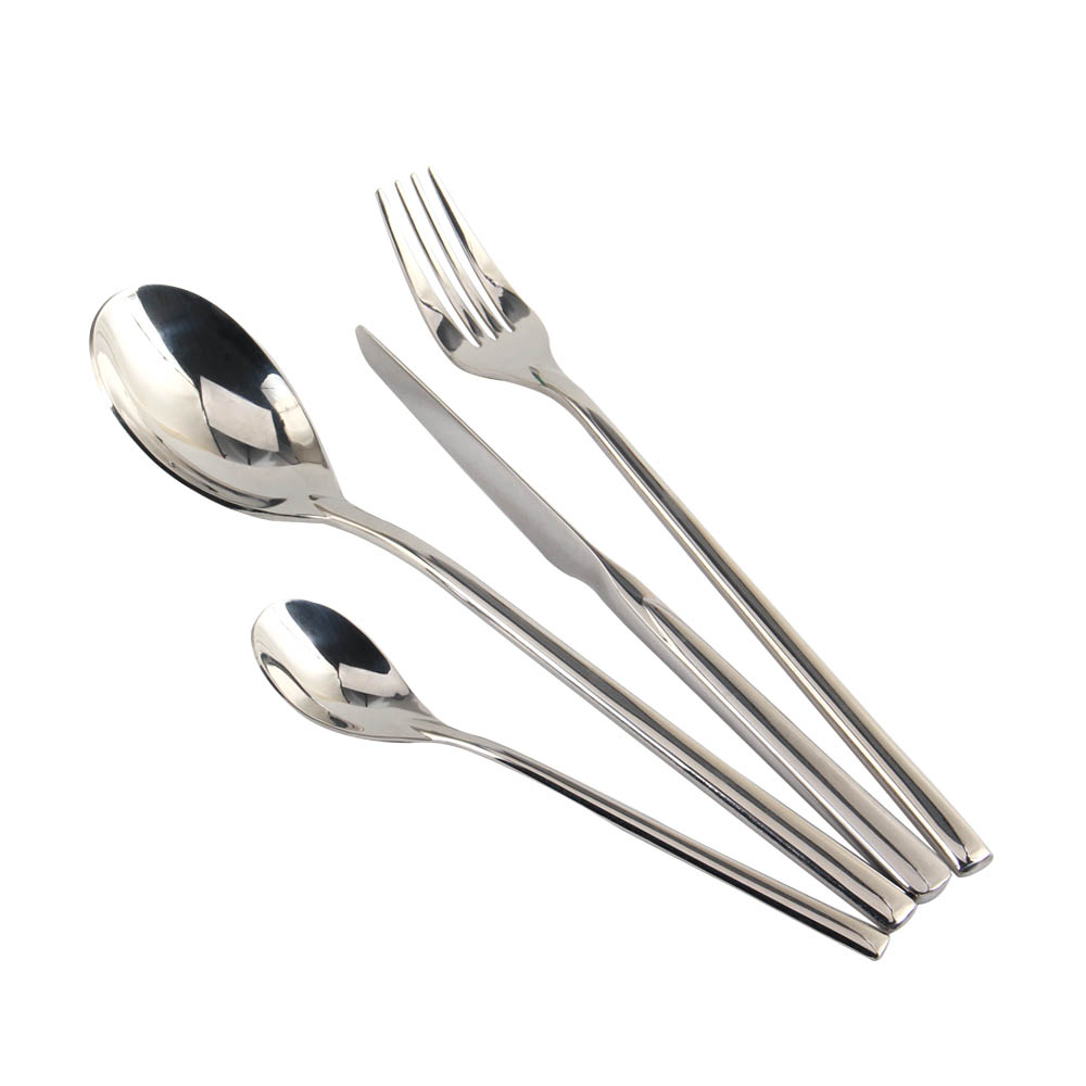 Tableware Include Forks Spoons Knives for Home Restaurant, Beaded Handle, Dishwasher Safe