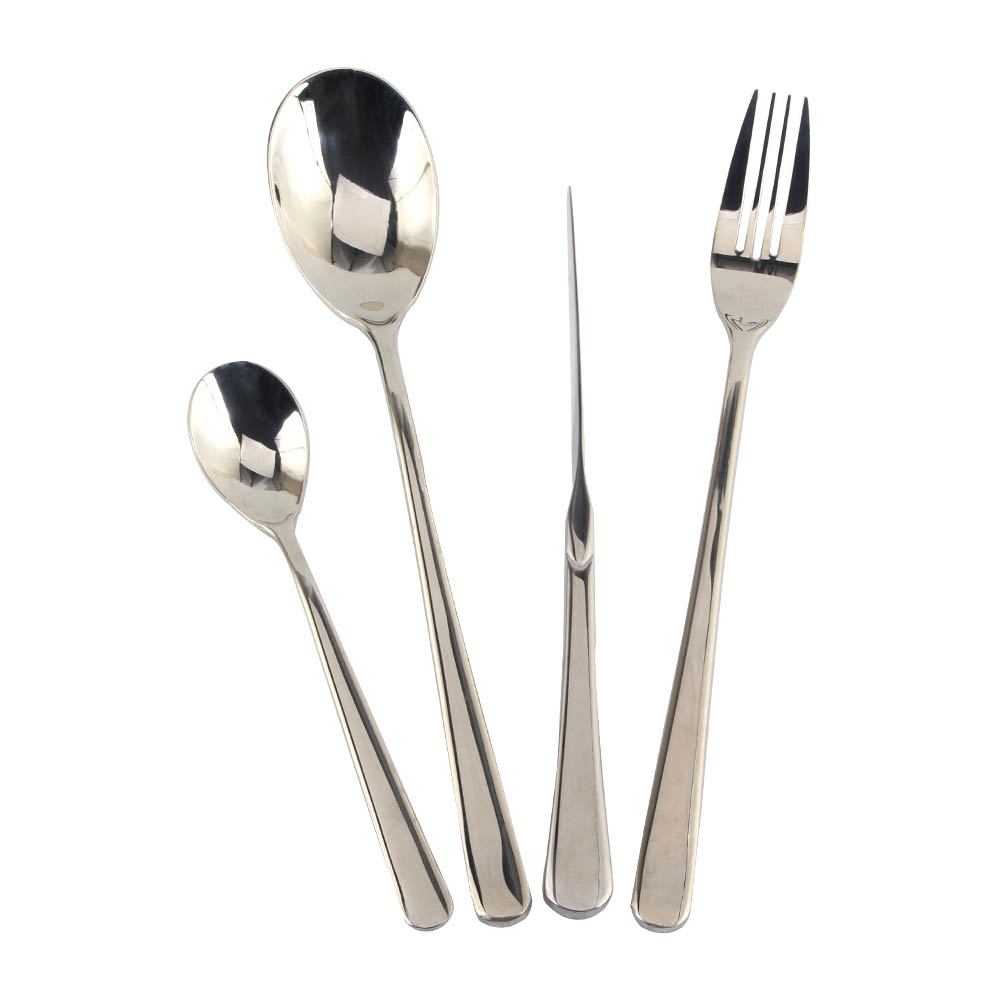 Stainless Steel Silverware Set  Include Forks Spoons Knives, Mirror Polished Tableware Set