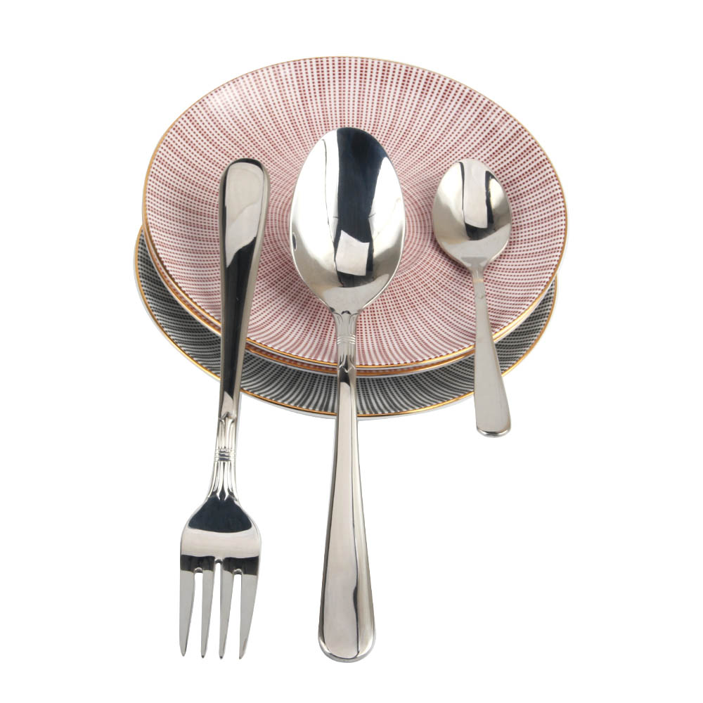 Stainless Steel Mirror Polished Tableware Set for Home Kitchen Restaurant Party,Spoon& fork