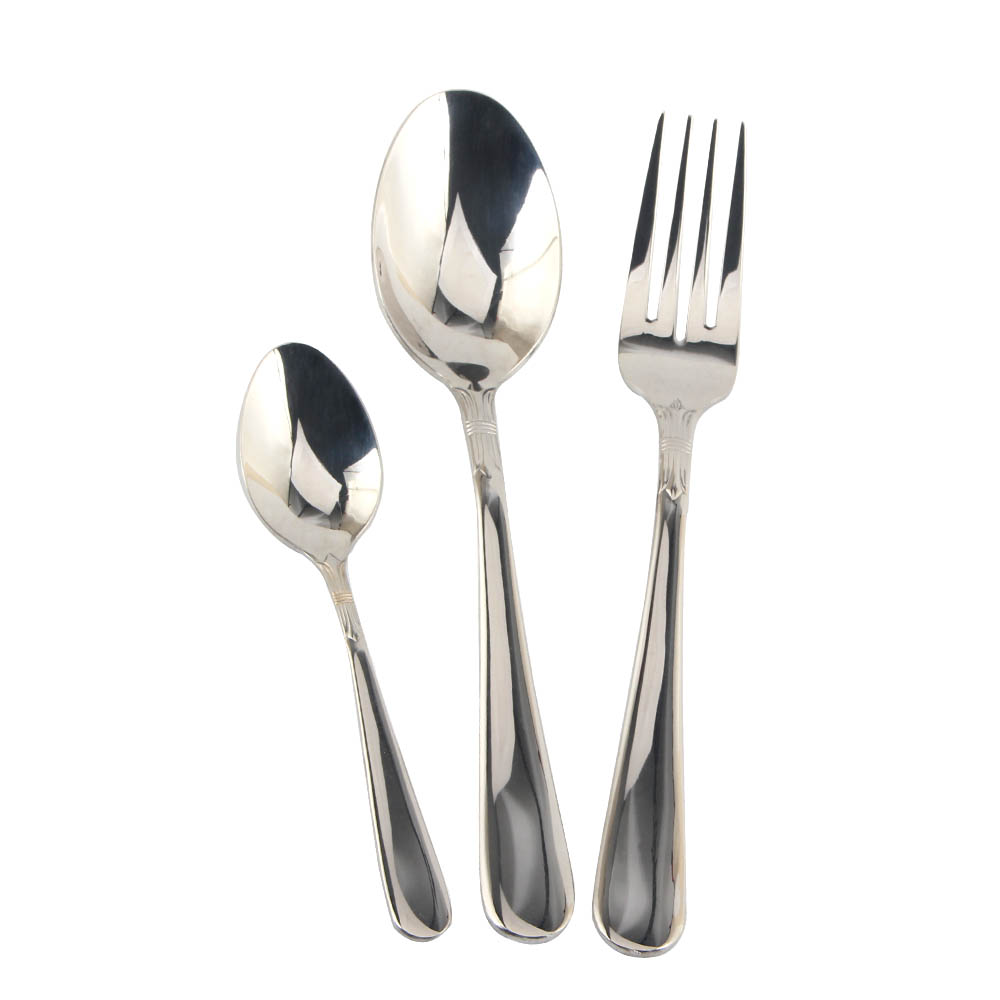 Stainless Steel Mirror Polished Tableware Set for Home Kitchen Restaurant Party,Spoon& fork