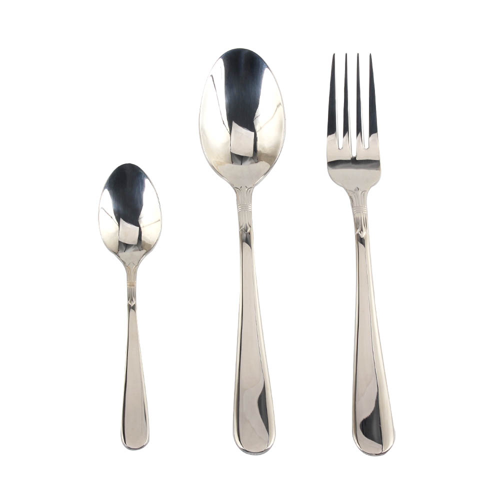 Stainless Steel Mirror Polished Tableware Set for Home Kitchen Restaurant Party,Spoon& fork