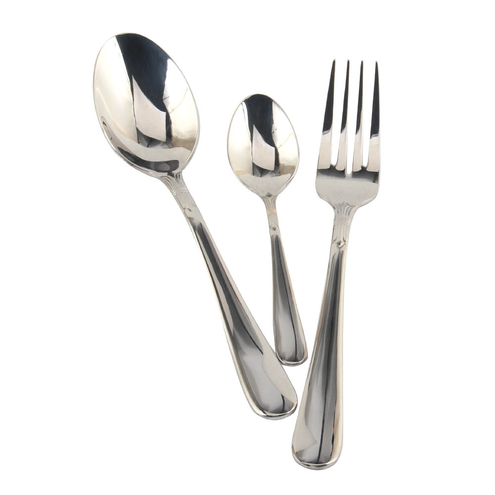 Stainless Steel Mirror Polished Tableware Set for Home Kitchen Restaurant Party,Spoon& fork