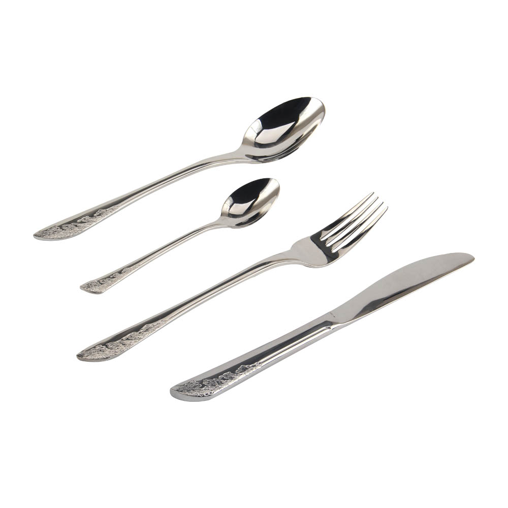 Stainless Steel Mirror Polished Cutlery Set Include Forks Spoons Knives, Mirror Polished Tableware Set