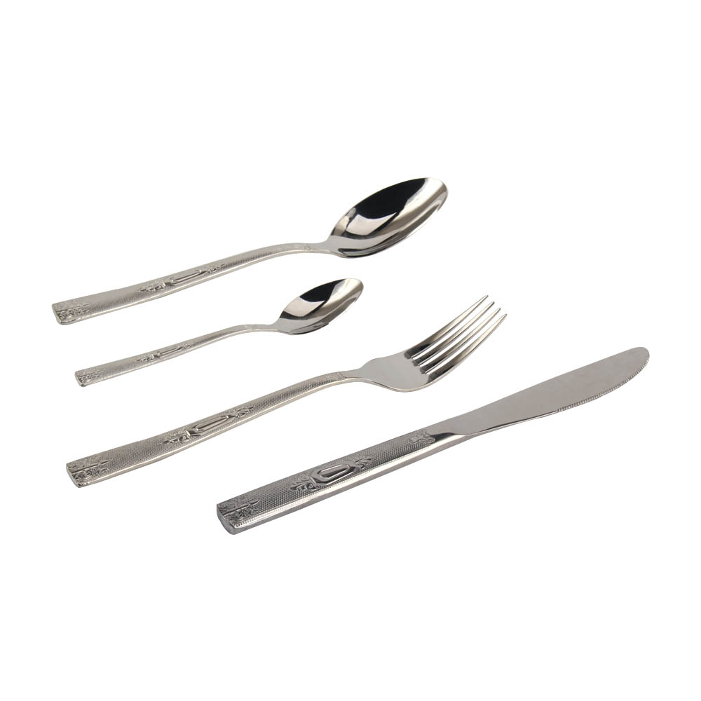 Stainless Steel Mirror Polished Cutlery Set Include Forks Spoons Knives, Mirror Polished Tableware Set