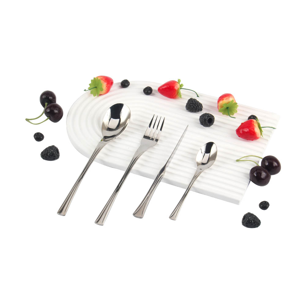 Stainless Steel Mirror Polished Cutlery Set Include Forks Spoons Knives, Mirror Polished Tableware Set