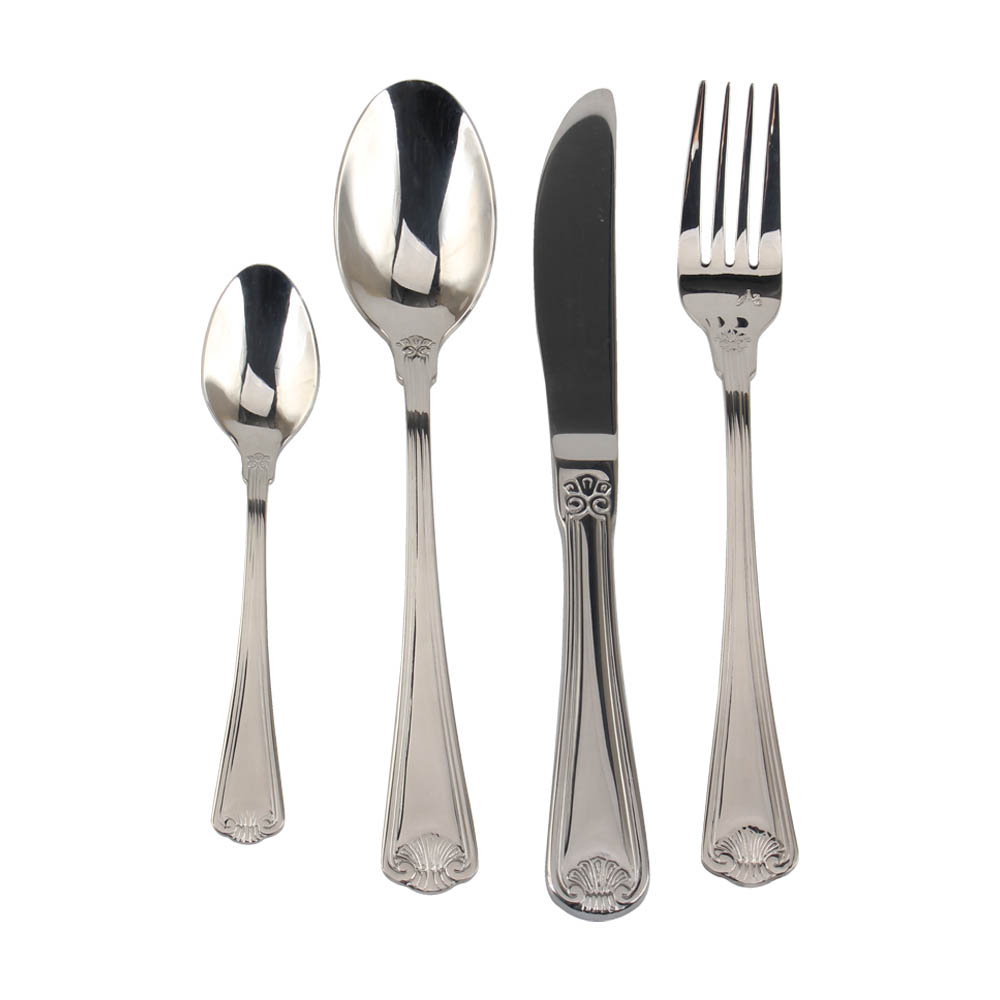 18/10 Stainless Steel, Silverware Set with Serving Utensils