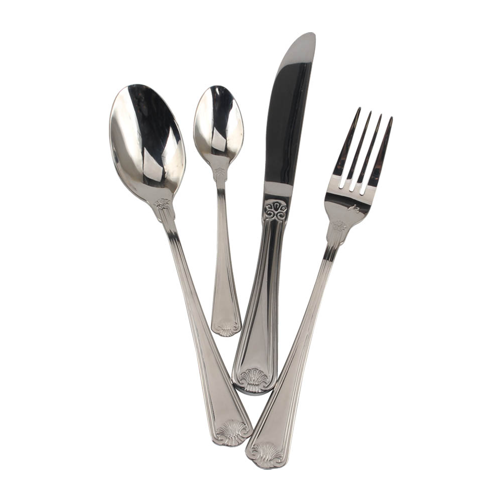 18/10 Stainless Steel, Silverware Set with Serving Utensils