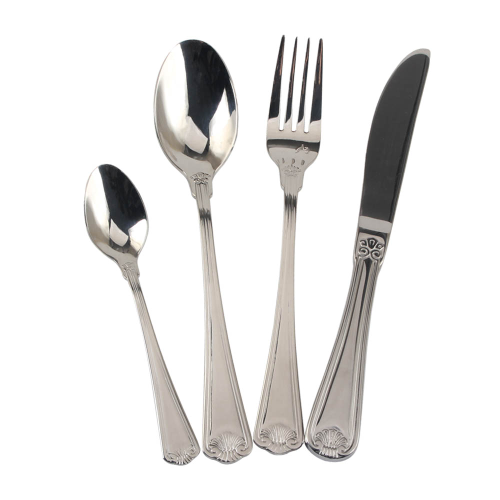 18/10 Stainless Steel, Silverware Set with Serving Utensils