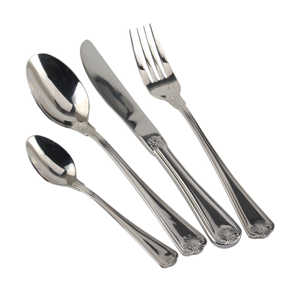 18/10 Stainless Steel, Silverware Set with Serving Utensils