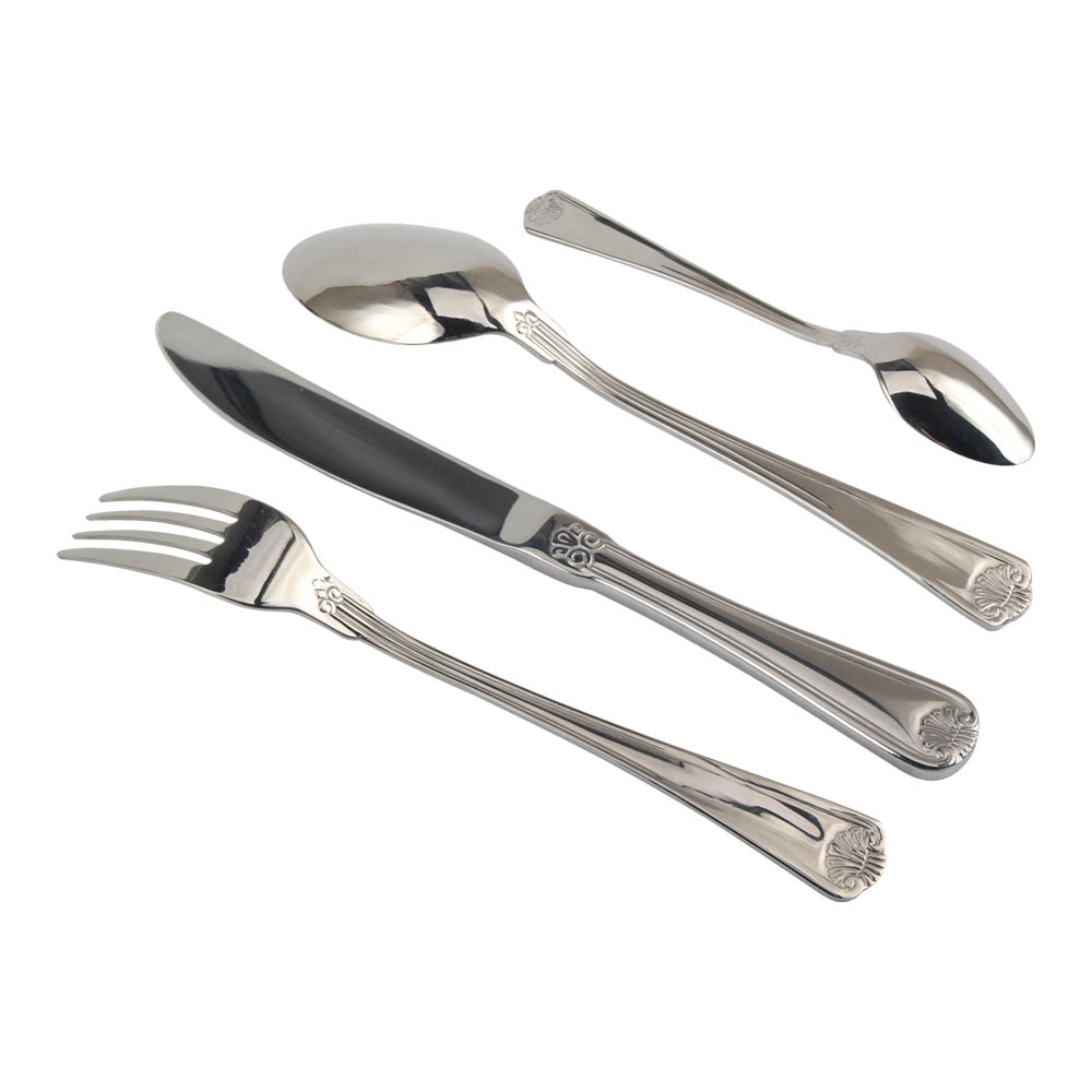 18/10 Stainless Steel, Silverware Set with Serving Utensils