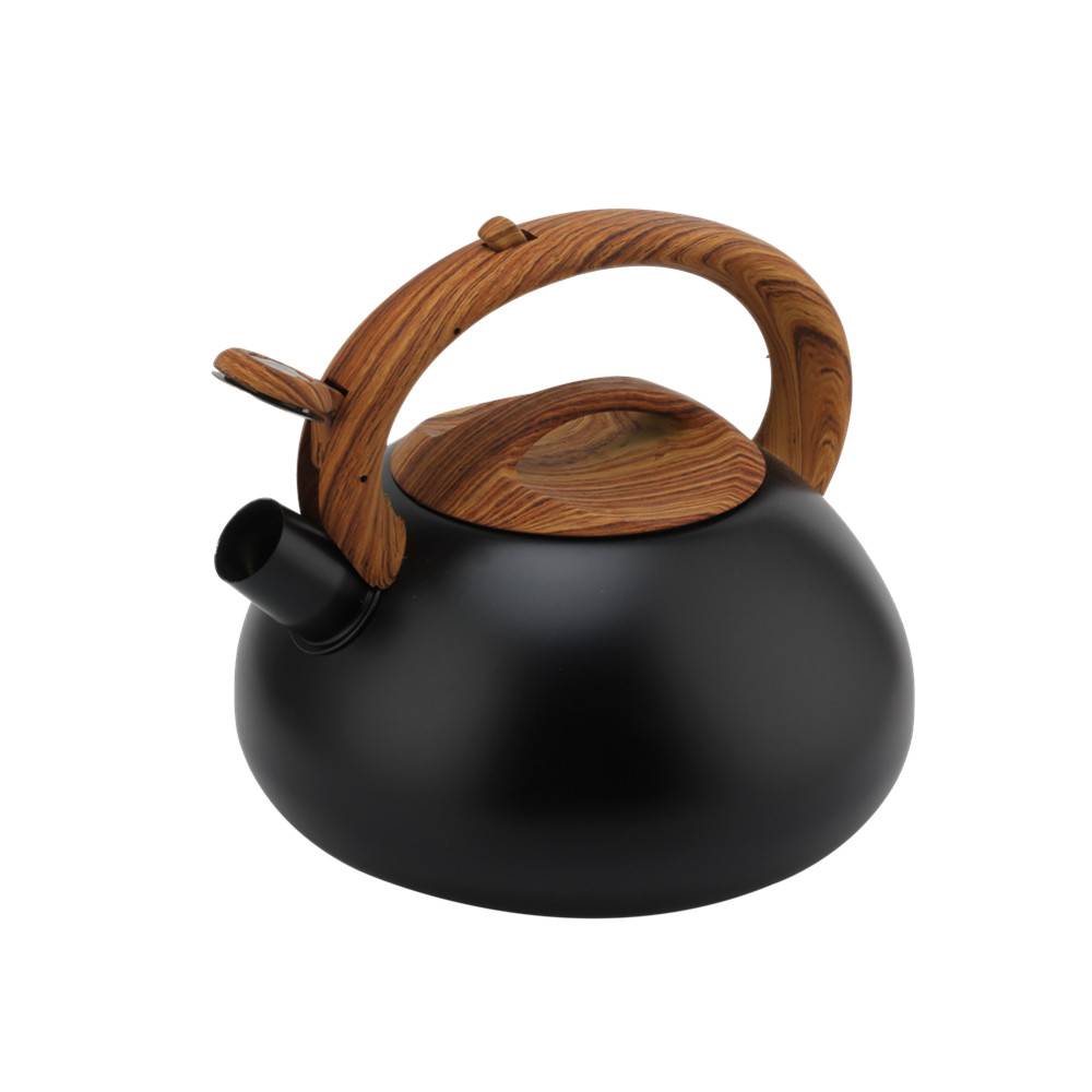 Whistling Teapot With Wooden Handle for Induction And Gas