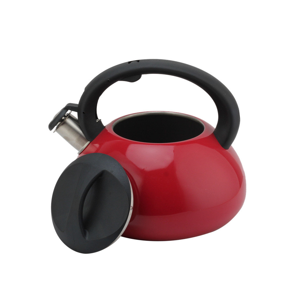 Induction Tea Kettle - Kettle for Induction And Gas Stoves-Red