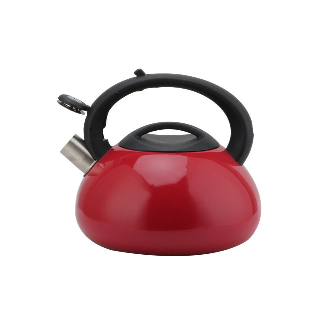 Induction Tea Kettle - Kettle for Induction And Gas Stoves-Red