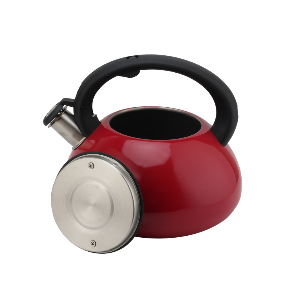 Induction Tea Kettle - Kettle for Induction And Gas Stoves-Red