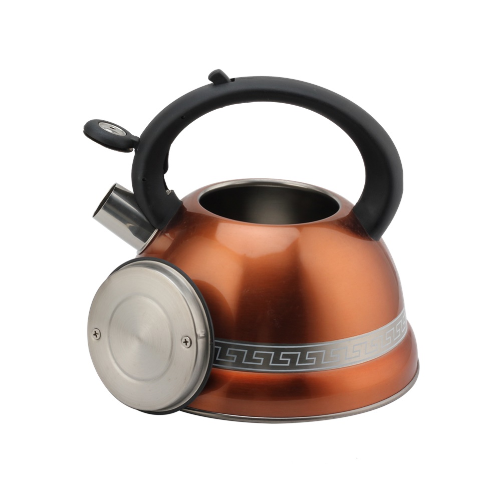 Kettle With Whistle, Suitable for Induction, 3L, Stainless Steel