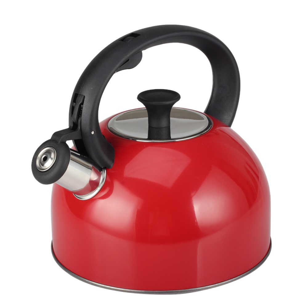 Whistling Kettle Hob Kettle Kettle for Gas Induction Camping Kettle Red