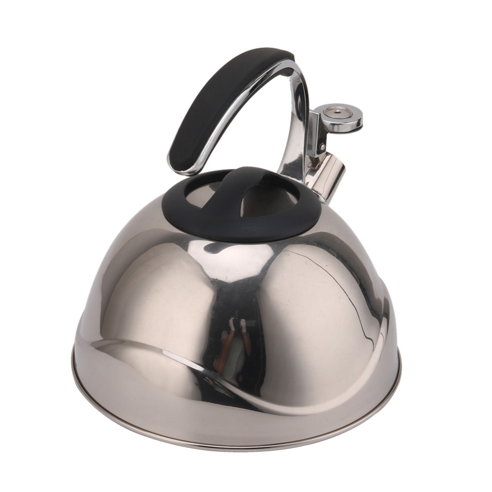 3 Litre Capacity Stainless Steel Whistling Tea Kettle-Silver