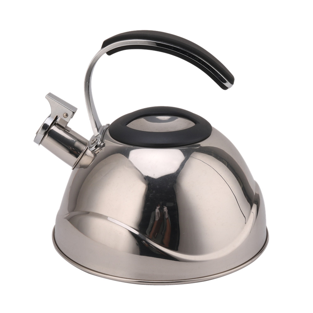 3 Litre Capacity Stainless Steel Whistling Tea Kettle-Silver