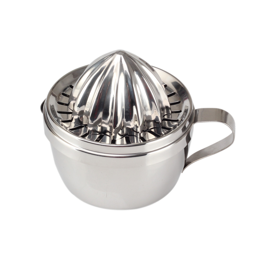 Lemon Citrus Juicer With Container, Stainless Steel Lemon Juice Maker