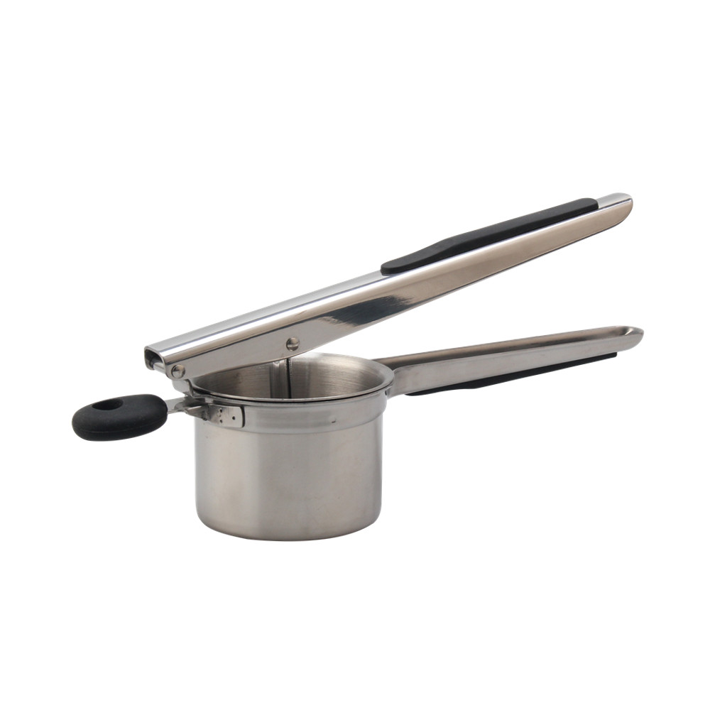 Potato Ricer, Stainless Steel Potato Ricer, Non-Slip Silicone Handles