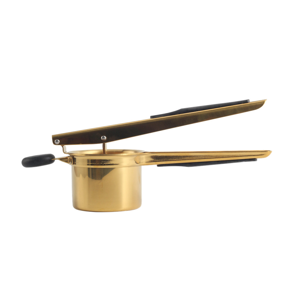 Potato Ricer Made Of Stainless Steel, Gold Color