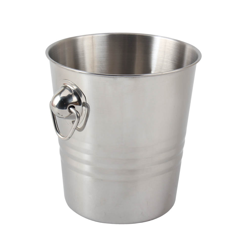 Silver, Ice Bucket, Stainless Steel Ice Bucket