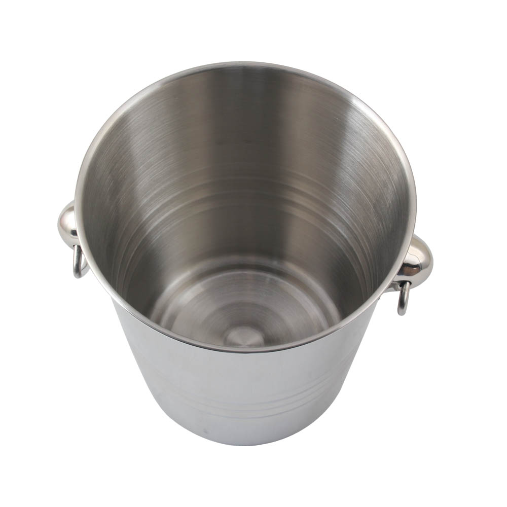 Silver, Ice Bucket, Stainless Steel Ice Bucket