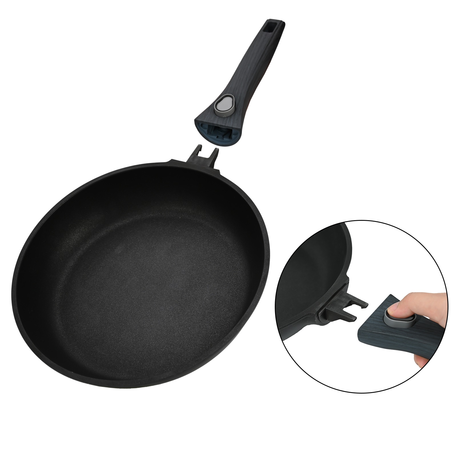 Non-Stick Die-Cast Deep Frying Pan