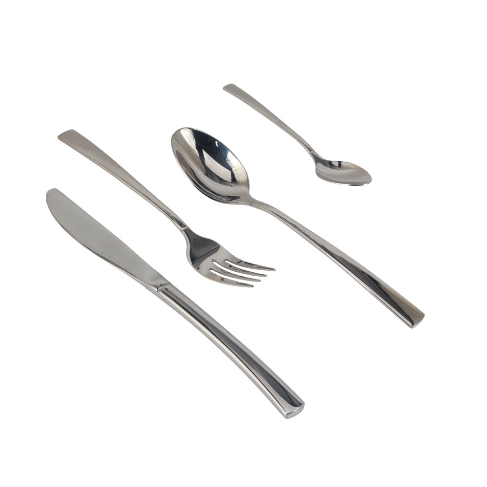 Stainless Steel Flatware Set, Dishwasher Safe (65)