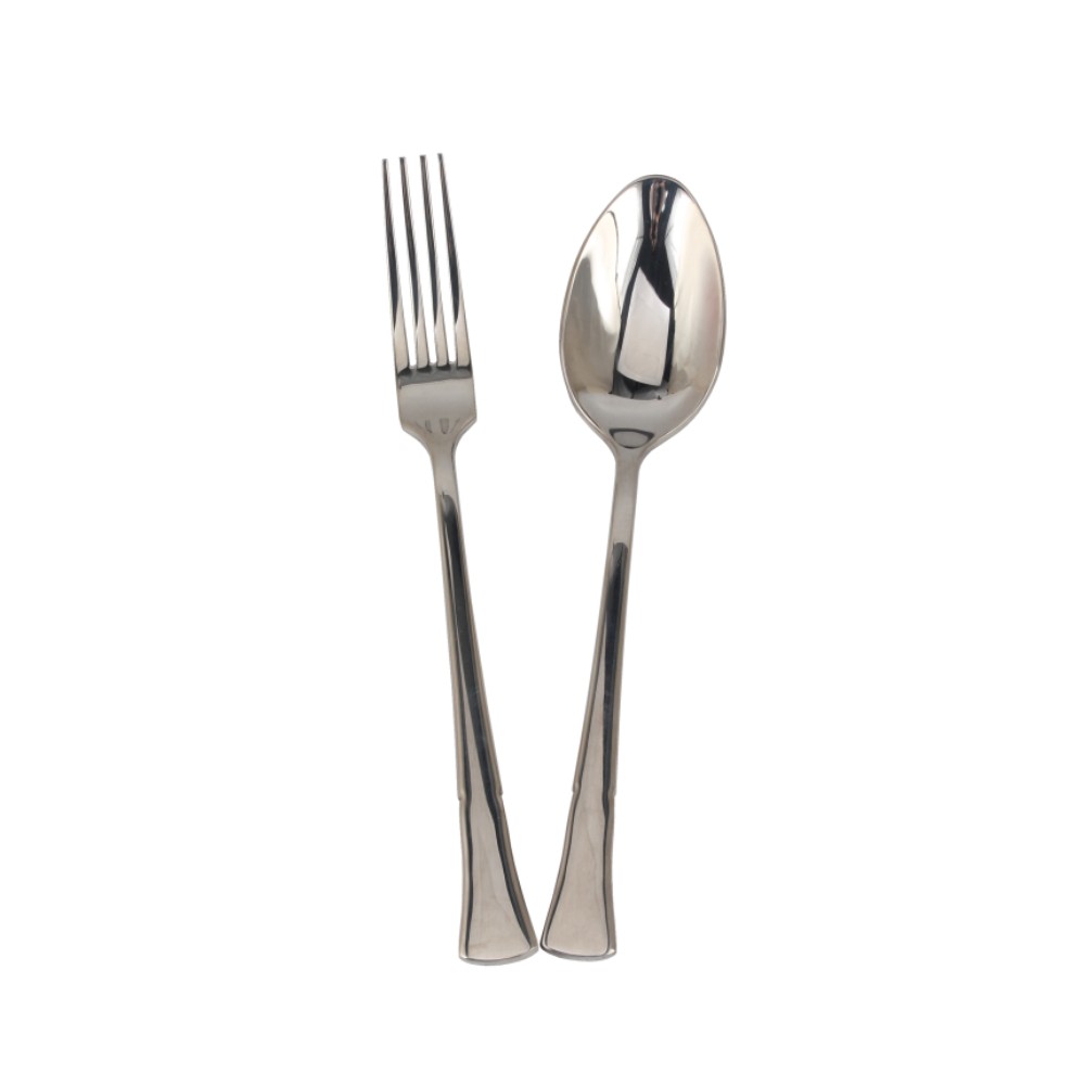 Stainless Steel Flatware Set, (65, Gold Accent) Dishwasher Safe, Mirror Polished 2pcs