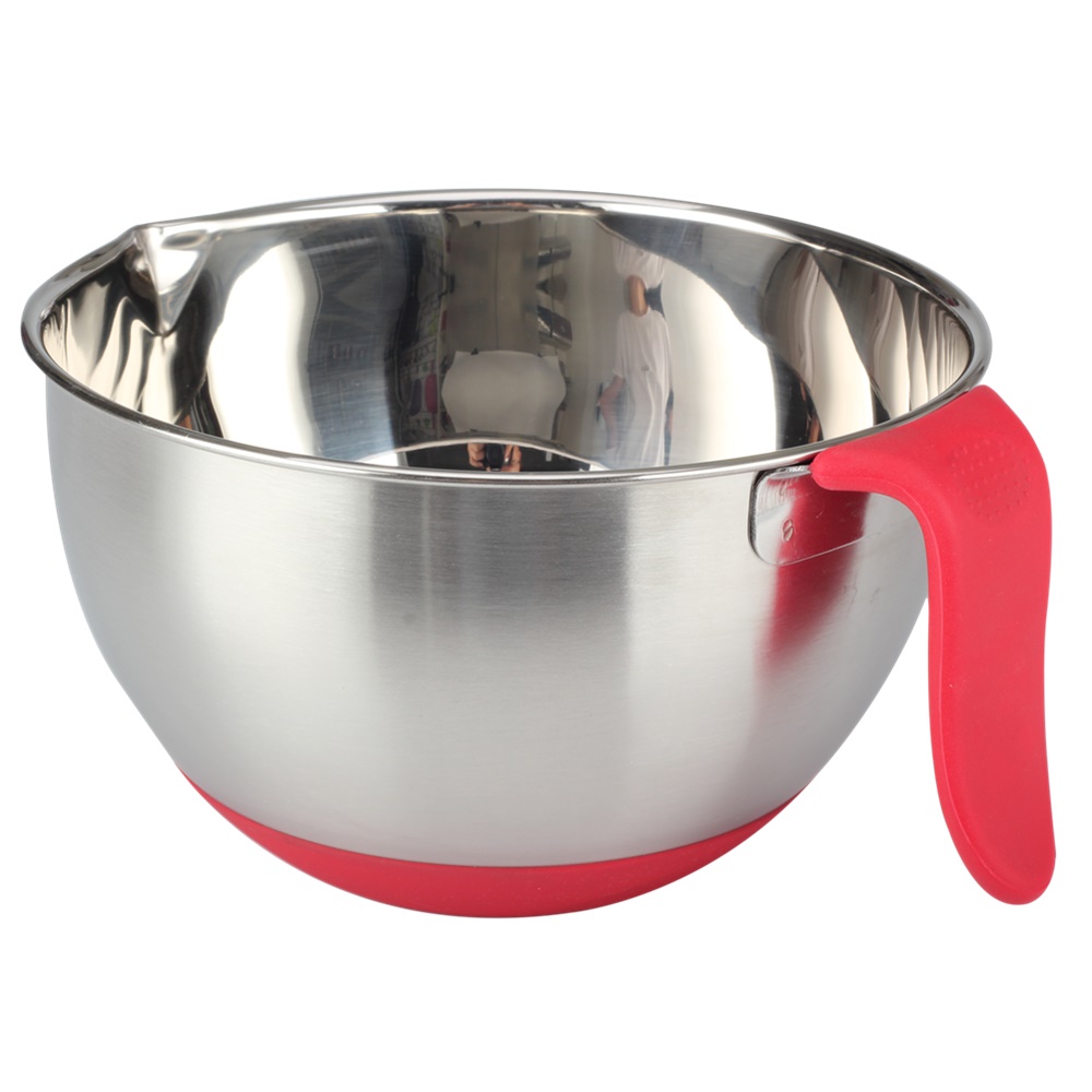 Stainless Steel Mixing Bowl Set With Long Handle