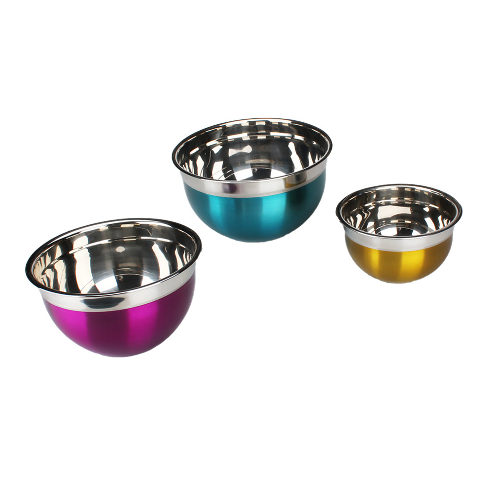 Set Of 8 Premium Stainless Steel Mixing Bowl