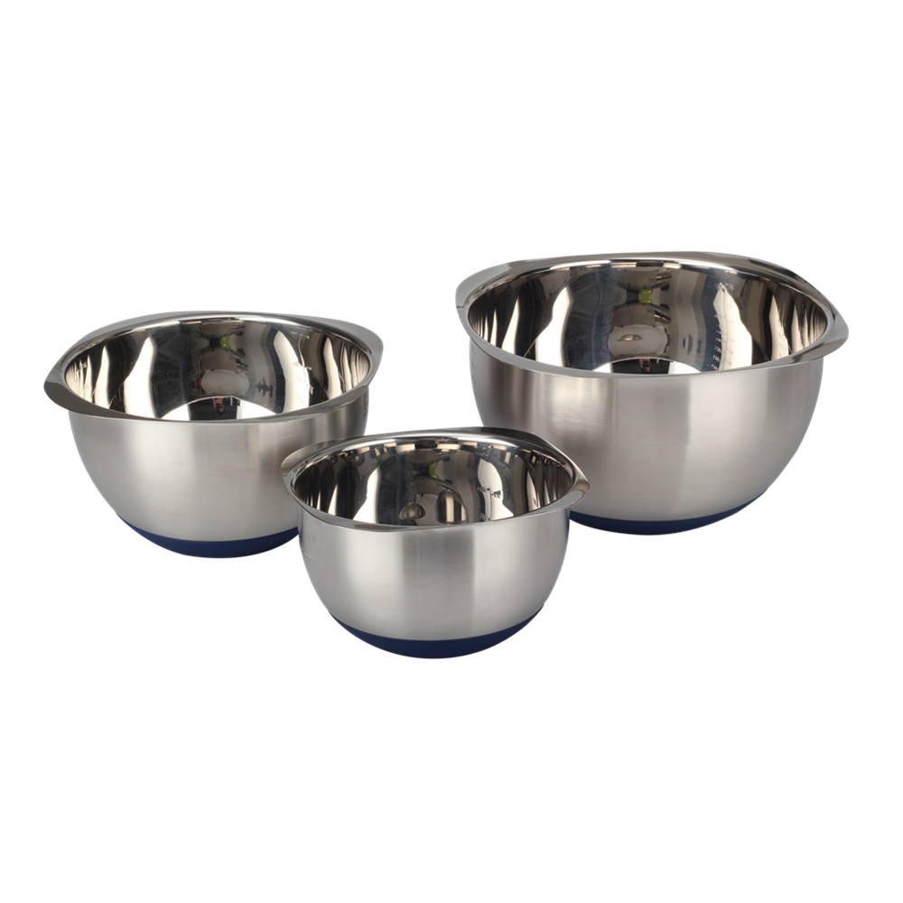 Stainless Steel Square Mixing Bowls, Food Storage Bowl Set