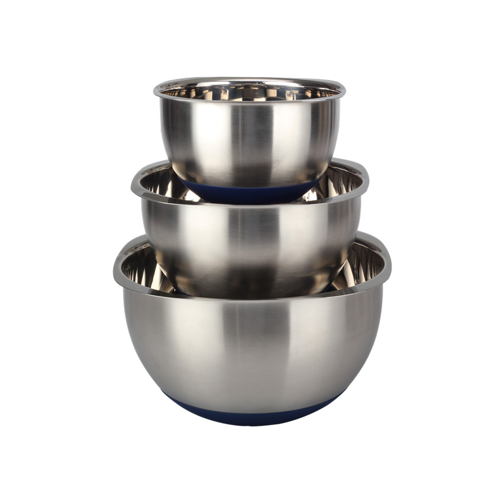 Stainless Steel Square Mixing Bowls, Food Storage Bowl Set