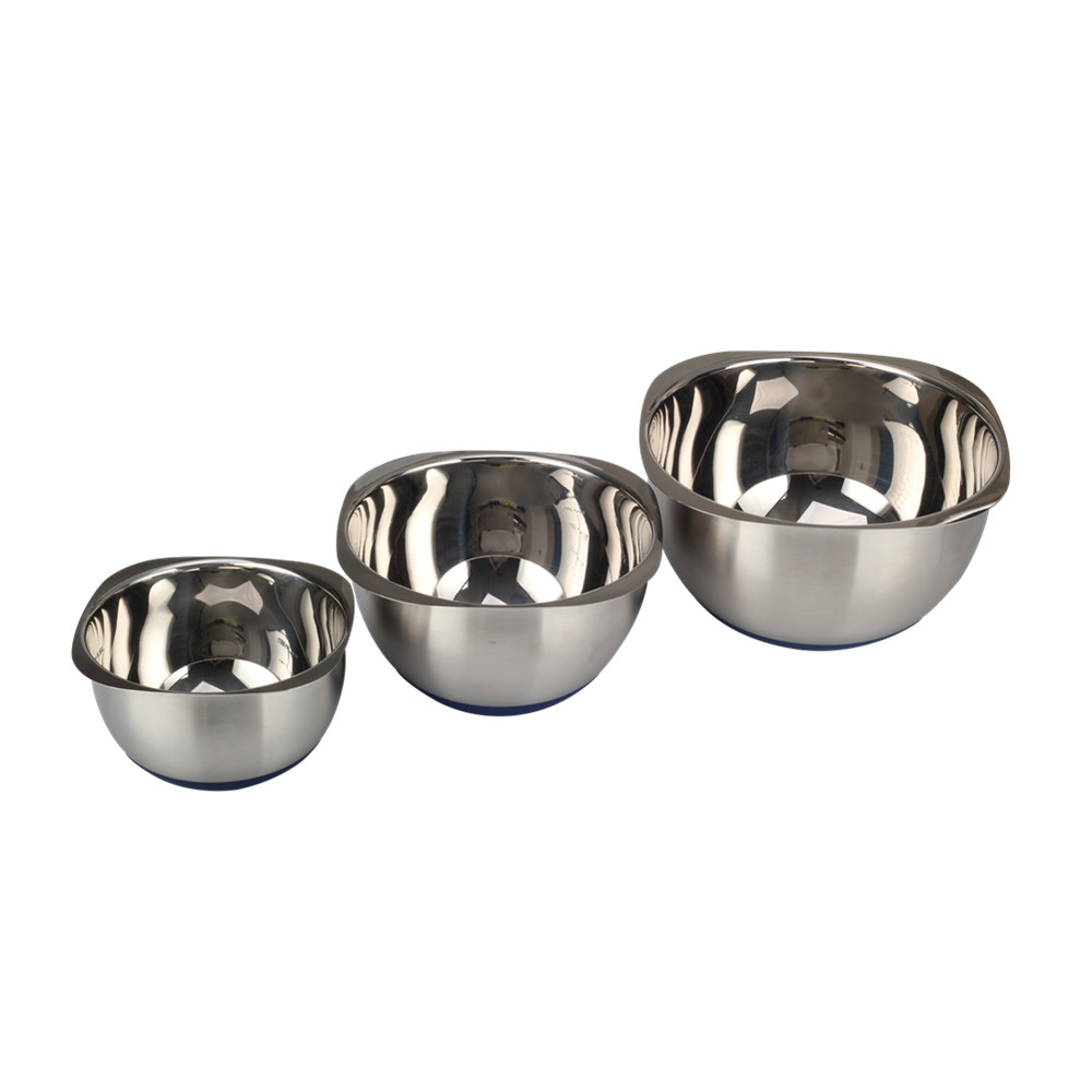 Stainless Steel Square Mixing Bowls, Food Storage Bowl Set